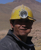 Photo of an unknown Chilean miner - NOT one of those rescued.