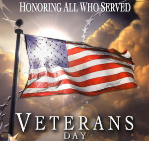 Veterans Day Flag - honoring all who serve