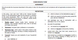 Texas Homeowners Form